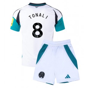 Newcastle United Sandro Tonali #8 Dětské Alternativní dres komplet 2024-25 Krátký Rukáv (+ trenýrky)